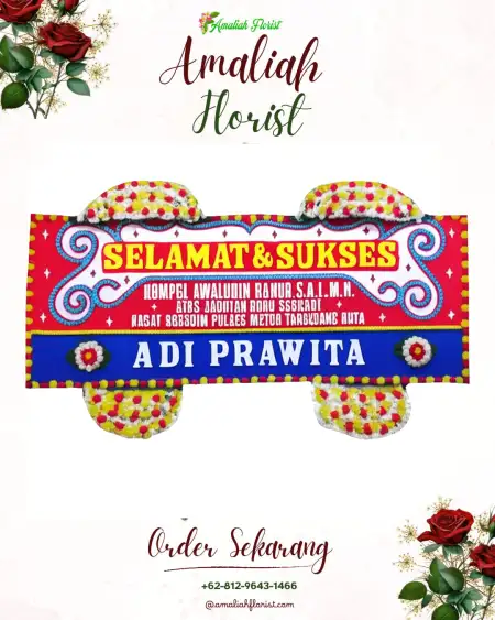 Papan Bunga Ucapan Selamat Ciririp